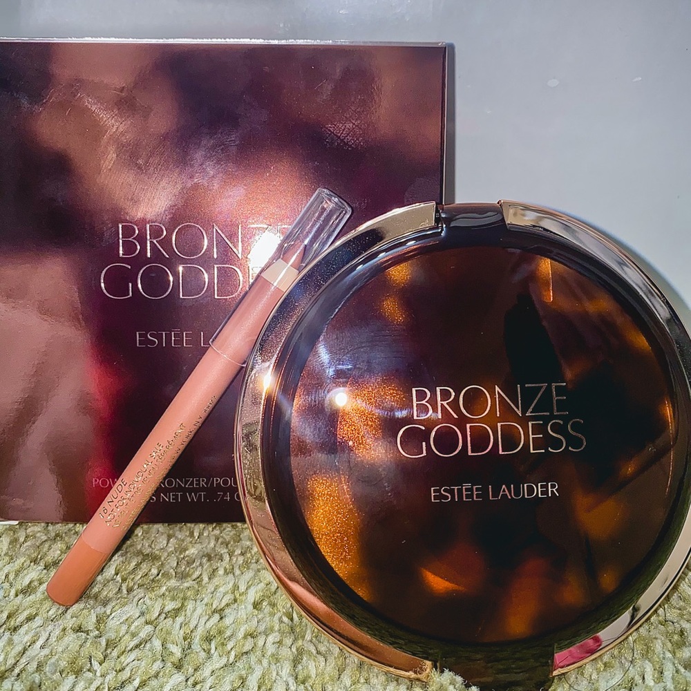 Estée Lauder Bronze Goddess Powder Bronzer Lip Pencil
